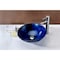 Anzzi Meno Deco-Glass Vessel Sink in Lustrous Blue LS-AZ051 - alternate 7